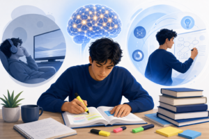 Leia mais sobre o artigo Estudo Ativo vs. Estudo Passivo: Por Que Ler Não É Estudar